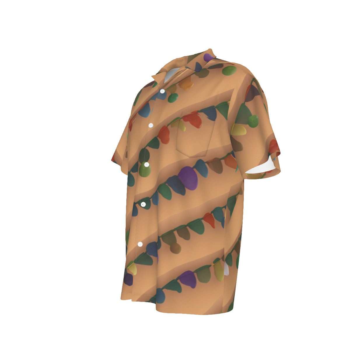 Party Lights -- Men's Hawaiian Shirt With Pocket