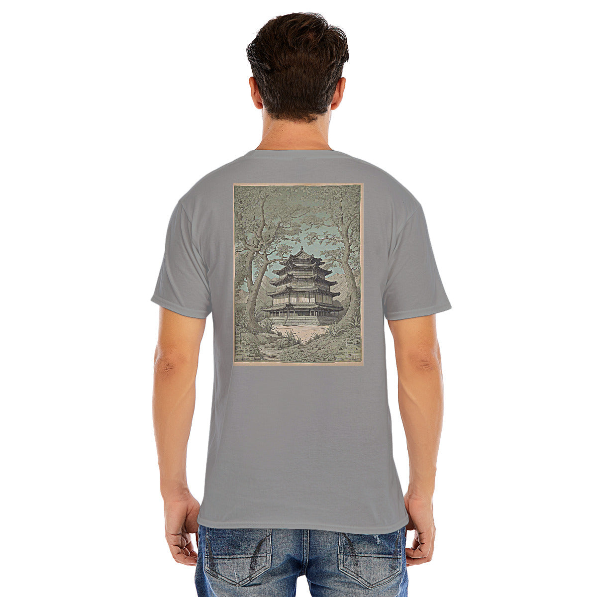 Pagoda 101 -- Unisex O-neck Short Sleeve T-shirt