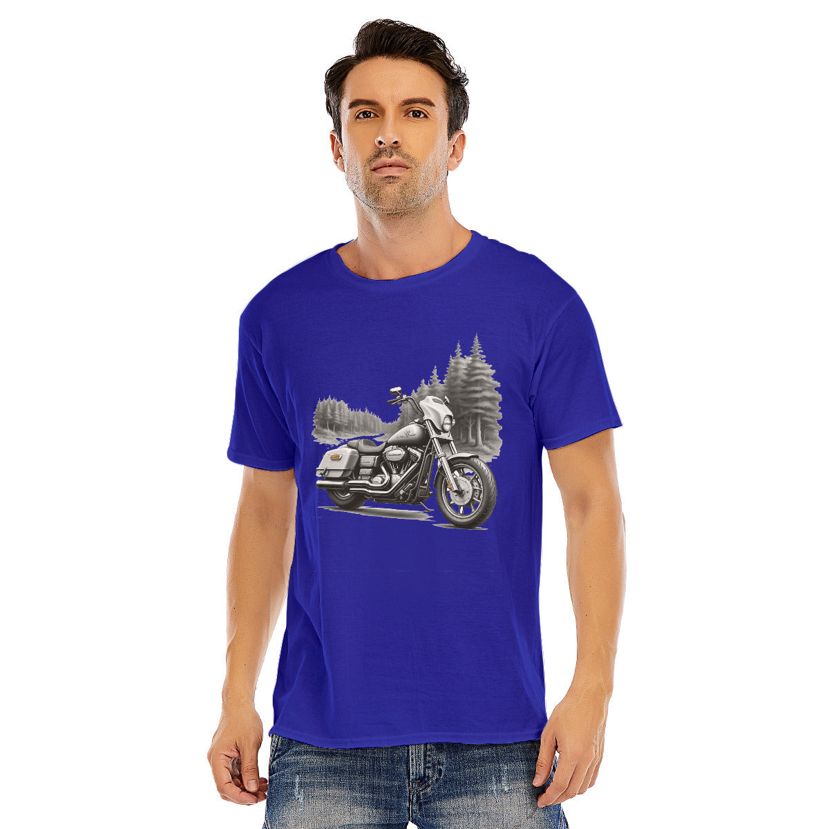 Motorcycle 111 -- Unisex O-neck Short Sleeve T-shirt
