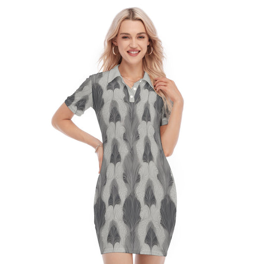 Suzette -- Women's Polo Collar Dress