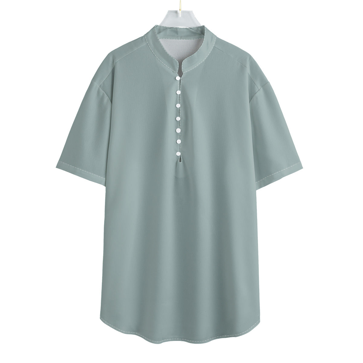 Chrysanthemums 101 -- Men's Henley Short Sleeve Shirt