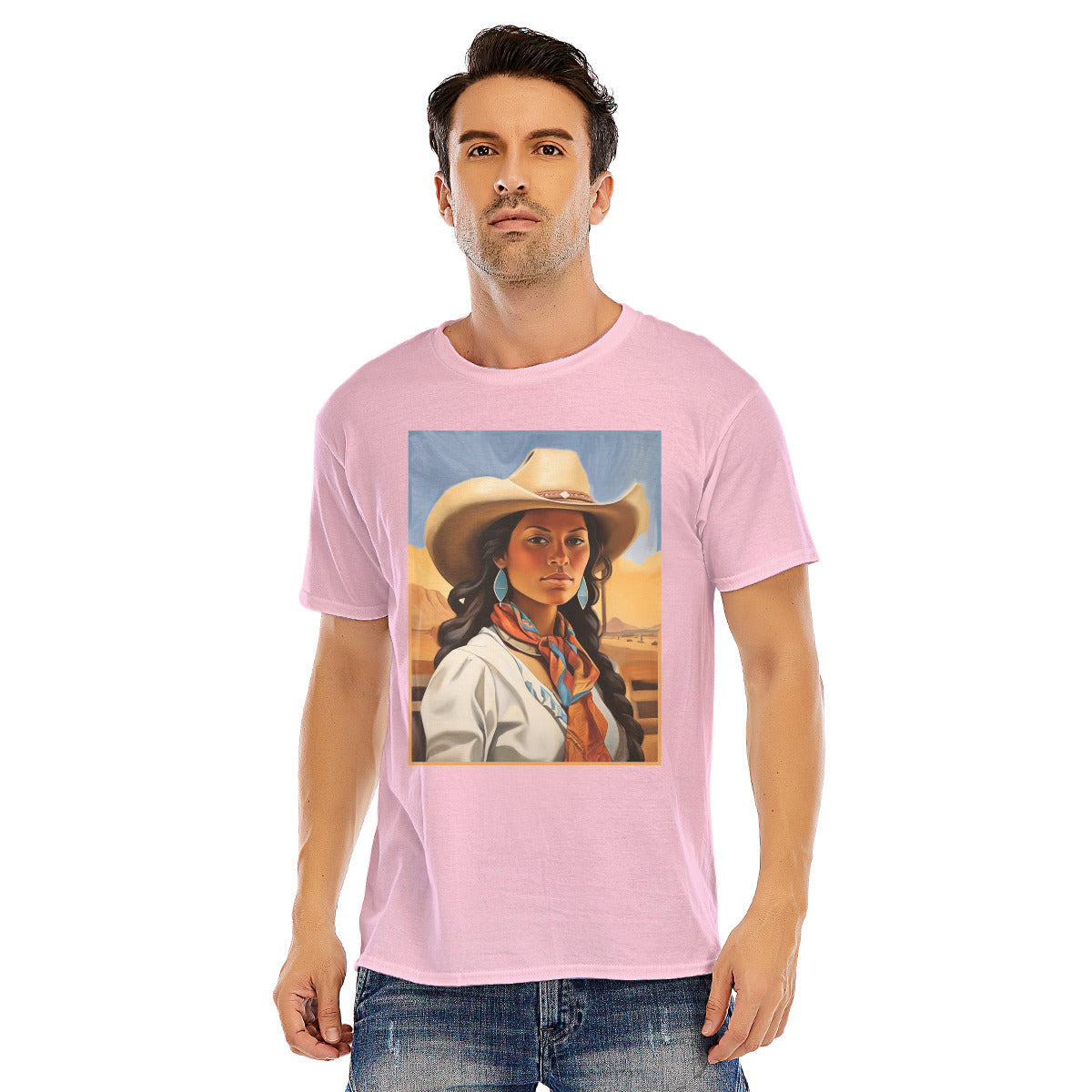 Cowgirl 103 -- Unisex O-neck Short Sleeve T-shirt