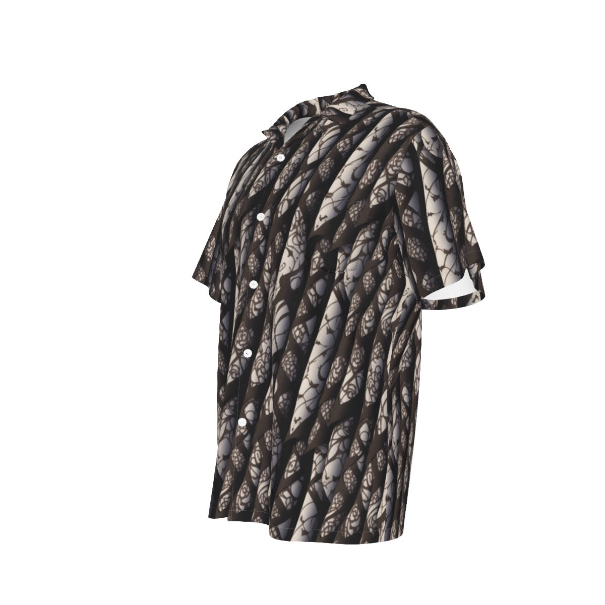 Chocolate & Vanilla -- Men's Hawaiian Shirt With Pocket