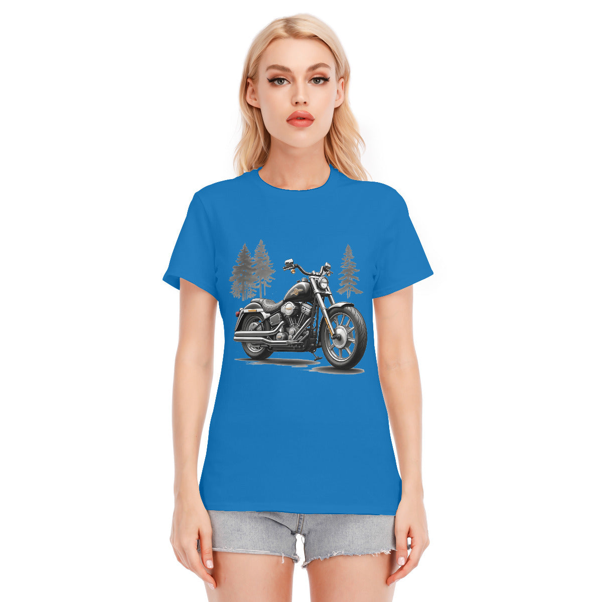 Motorcycle 108 -- Unisex O-neck Short Sleeve T-shirt