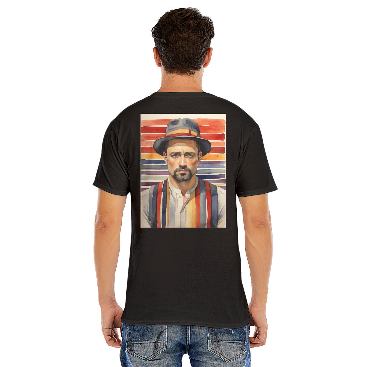 Stripes 106 -- Unisex O-neck Short Sleeve T-shirt
