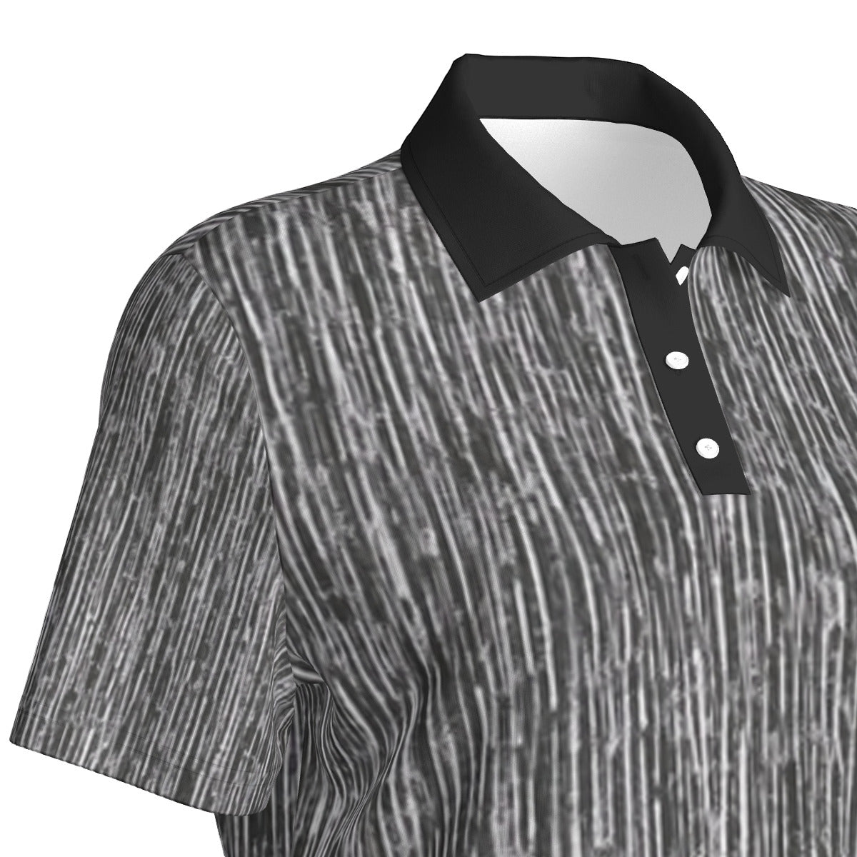 B&W -- Women's Polo Collar Jersey