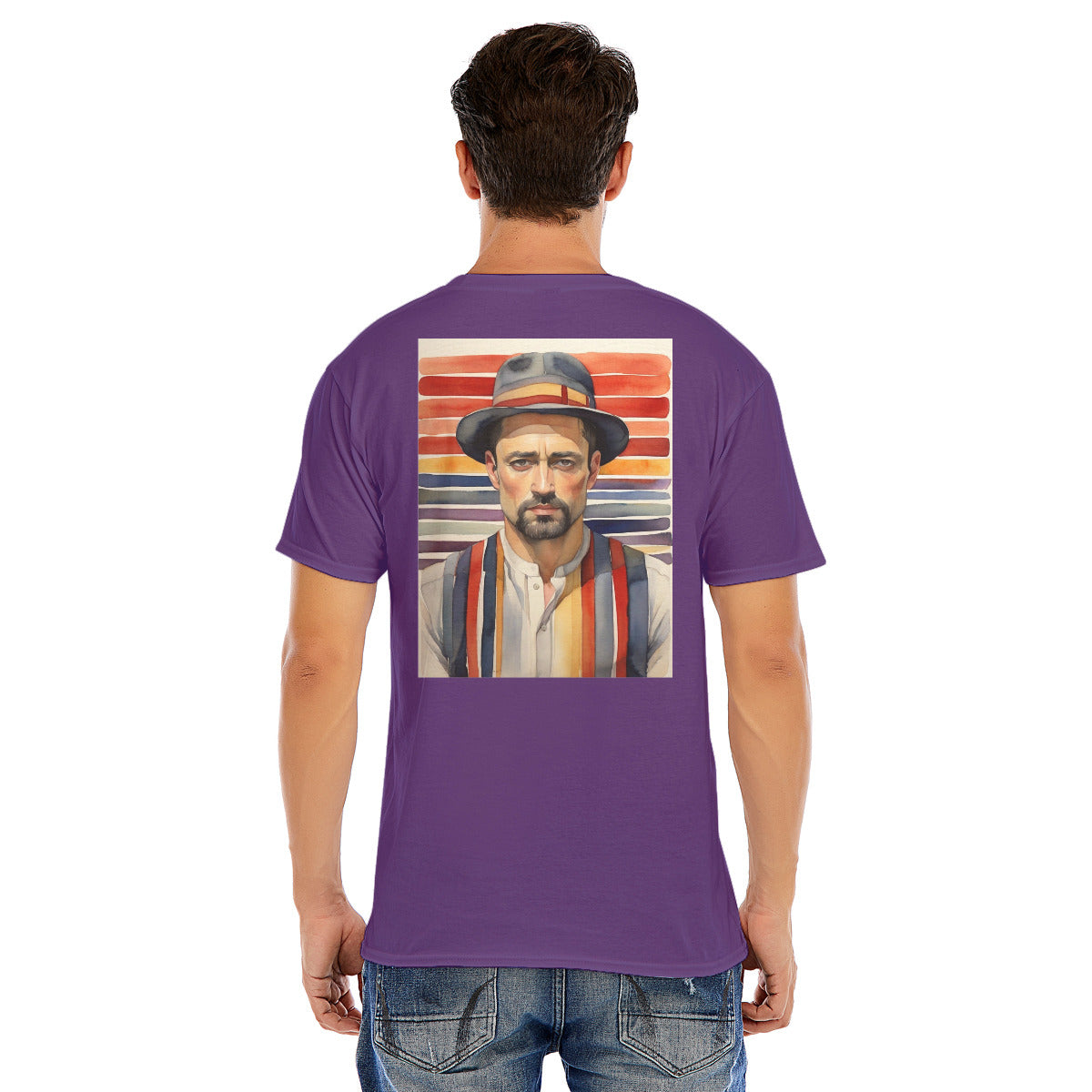 Stripes 106 -- Unisex O-neck Short Sleeve T-shirt