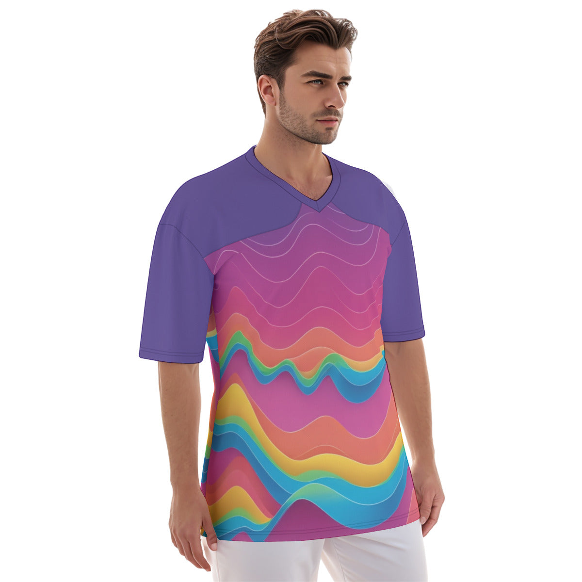 The Wave -- Men's Football Jersey