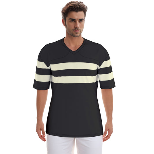 Black -- Men's Football  Jersey