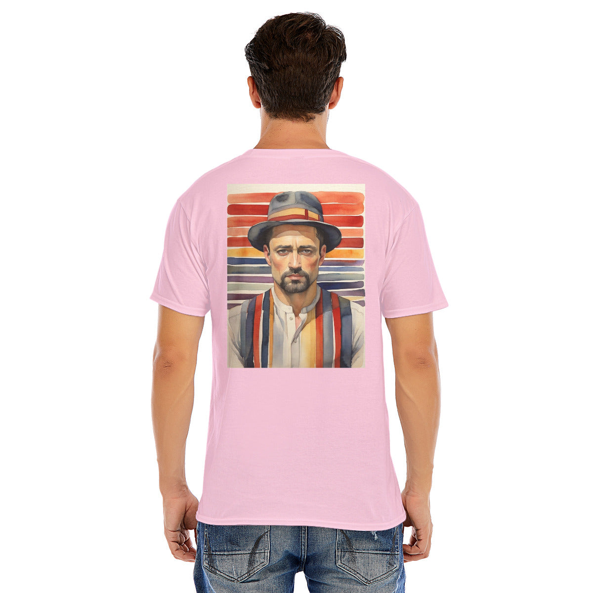 Stripes 106 -- Unisex O-neck Short Sleeve T-shirt