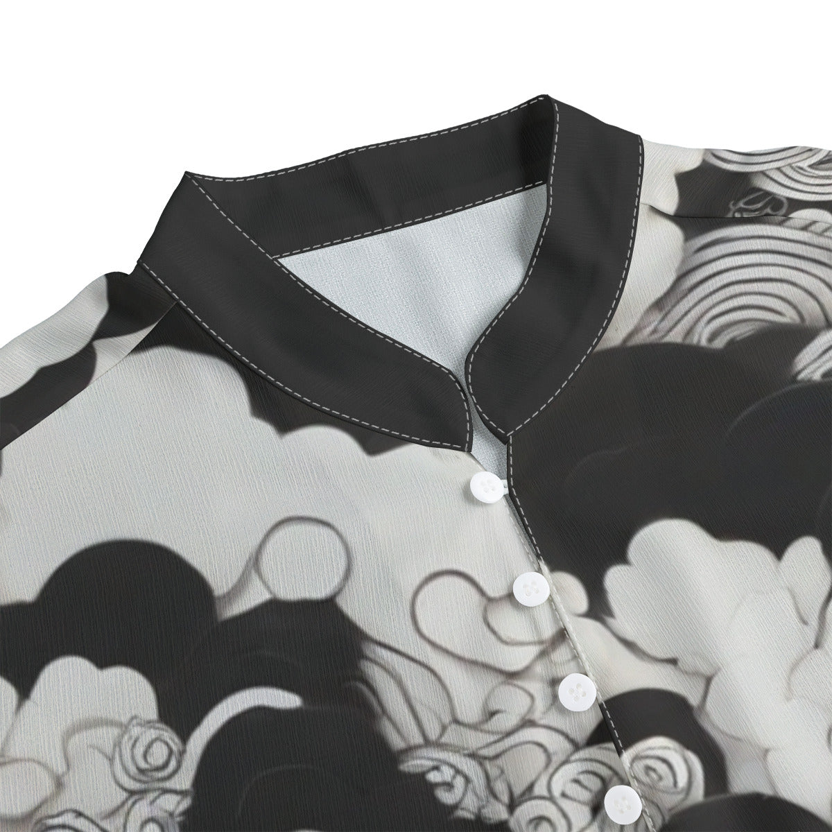 Fantasy Tang -- Men's Henley Short Sleeve Shirt