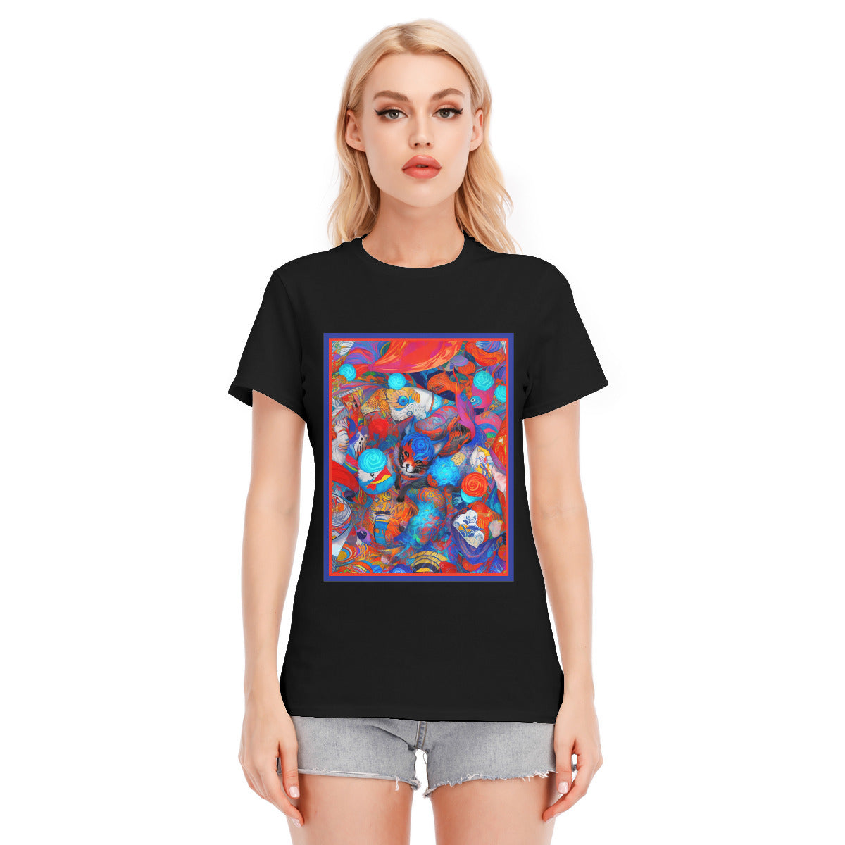 Fantasy Fox 101 -- Unisex O-neck Short Sleeve T-shirt