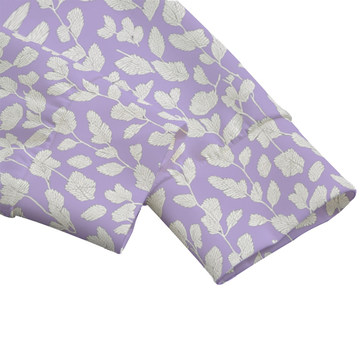 Lilac Leaves -- Women's Sweatshirt With Raglan Sleeve | Interlock