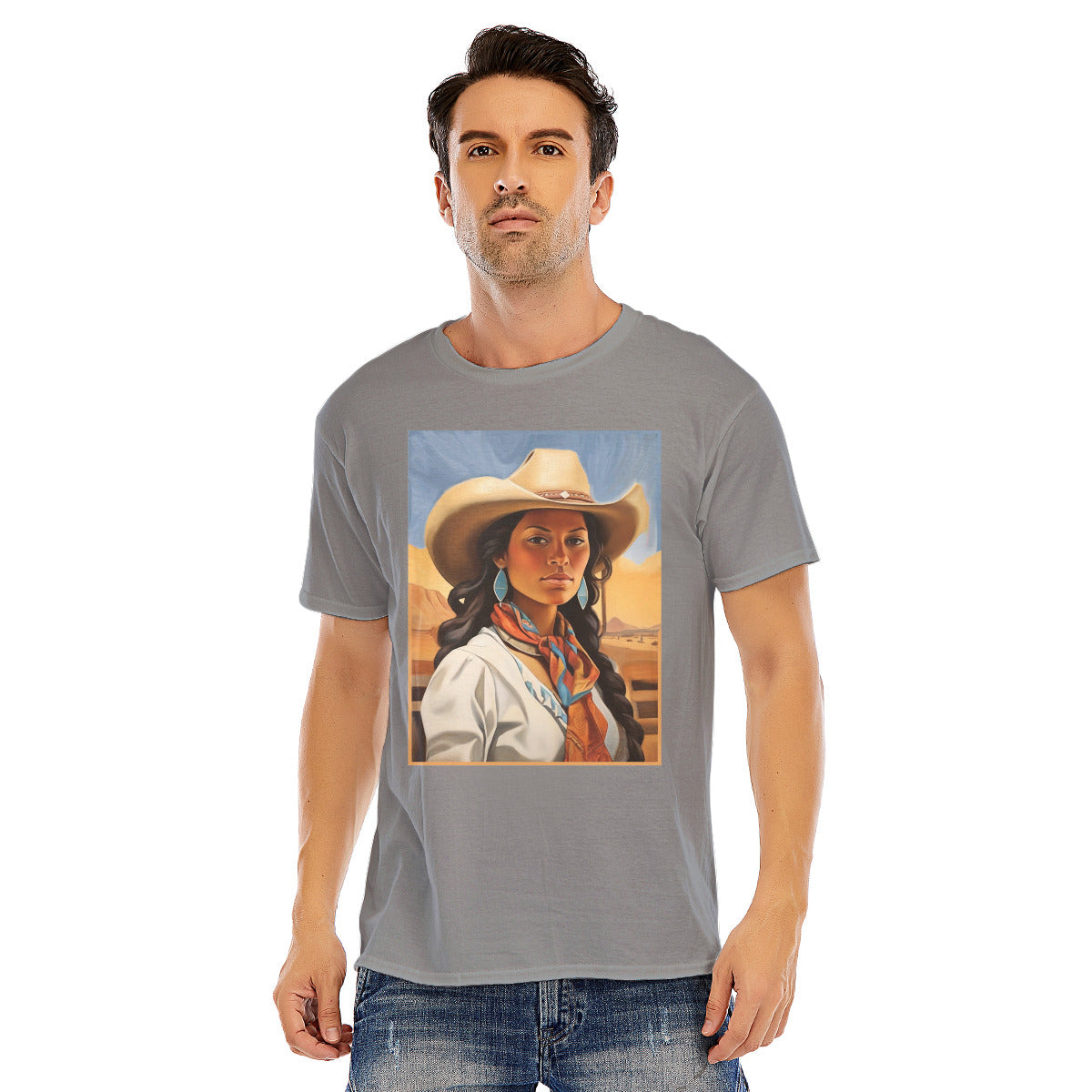 Cowgirl 103 -- Unisex O-neck Short Sleeve T-shirt