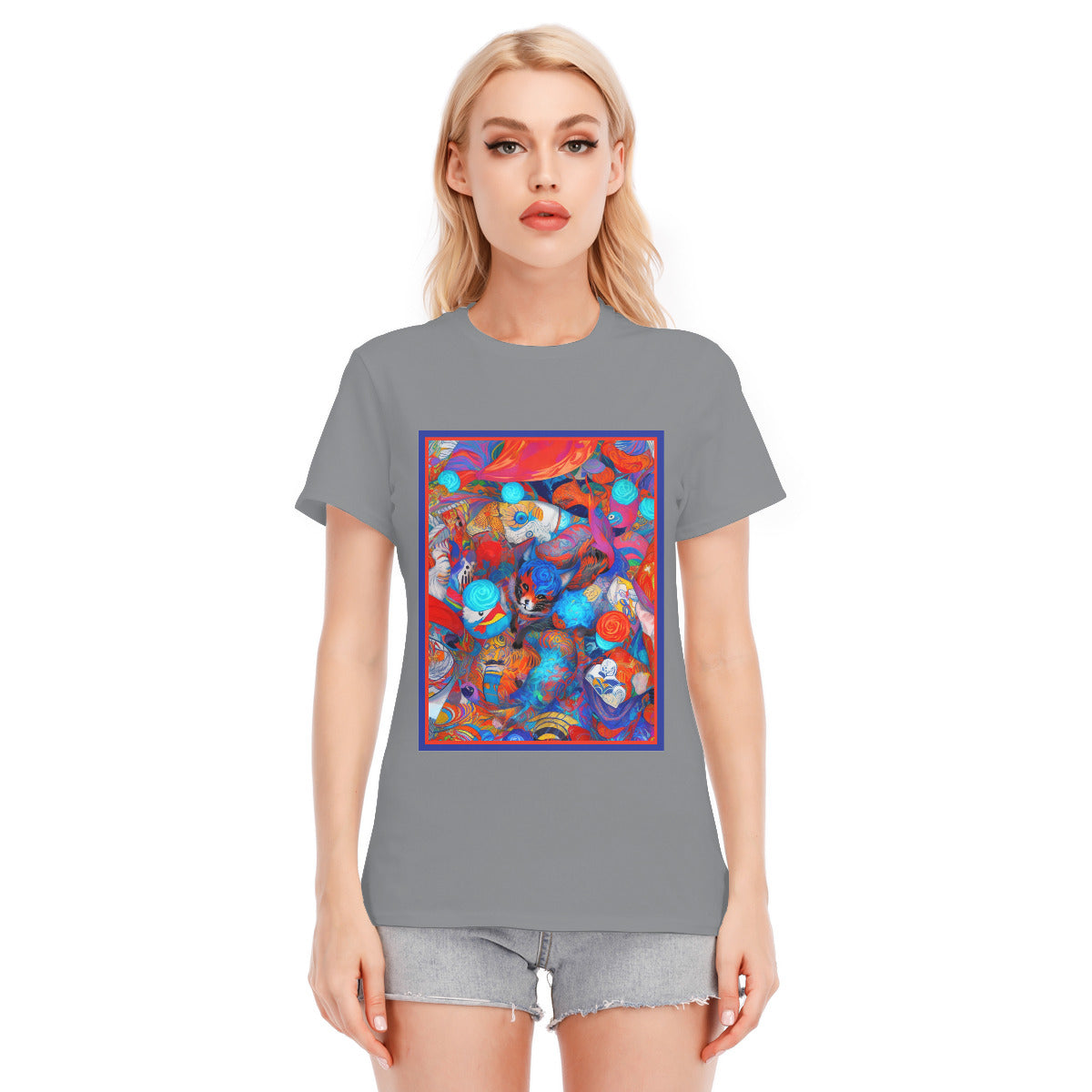 Fantasy Fox 101 -- Unisex O-neck Short Sleeve T-shirt
