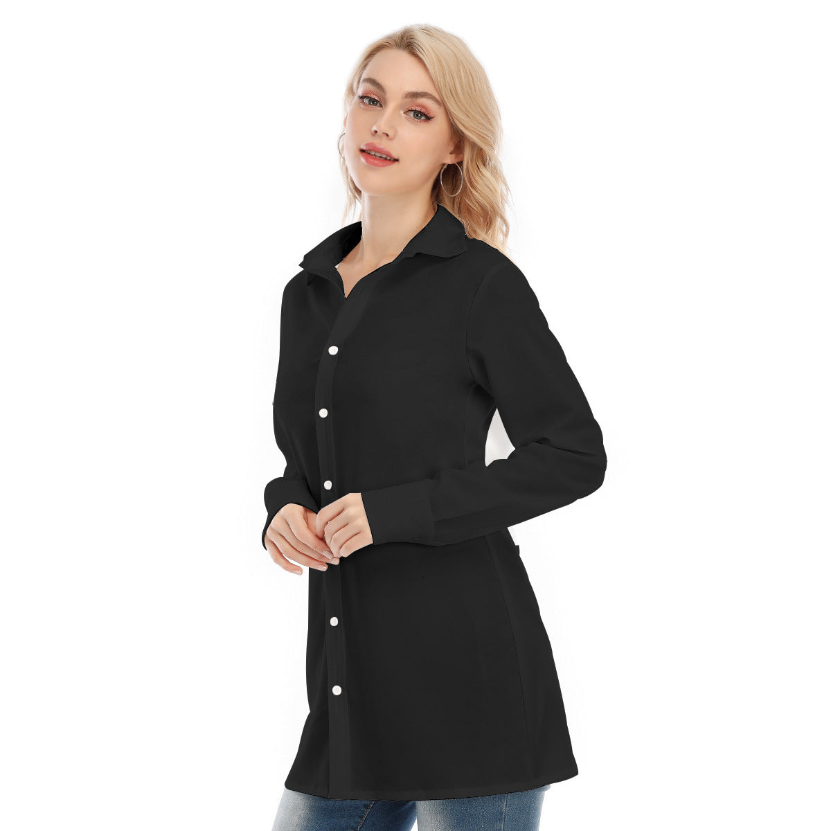 The Republic of Texas Black Blouse