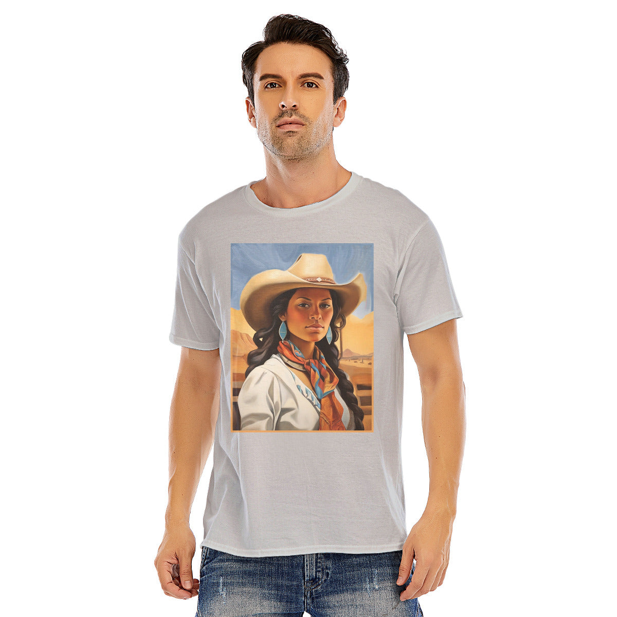 Cowgirl 103 -- Unisex O-neck Short Sleeve T-shirt