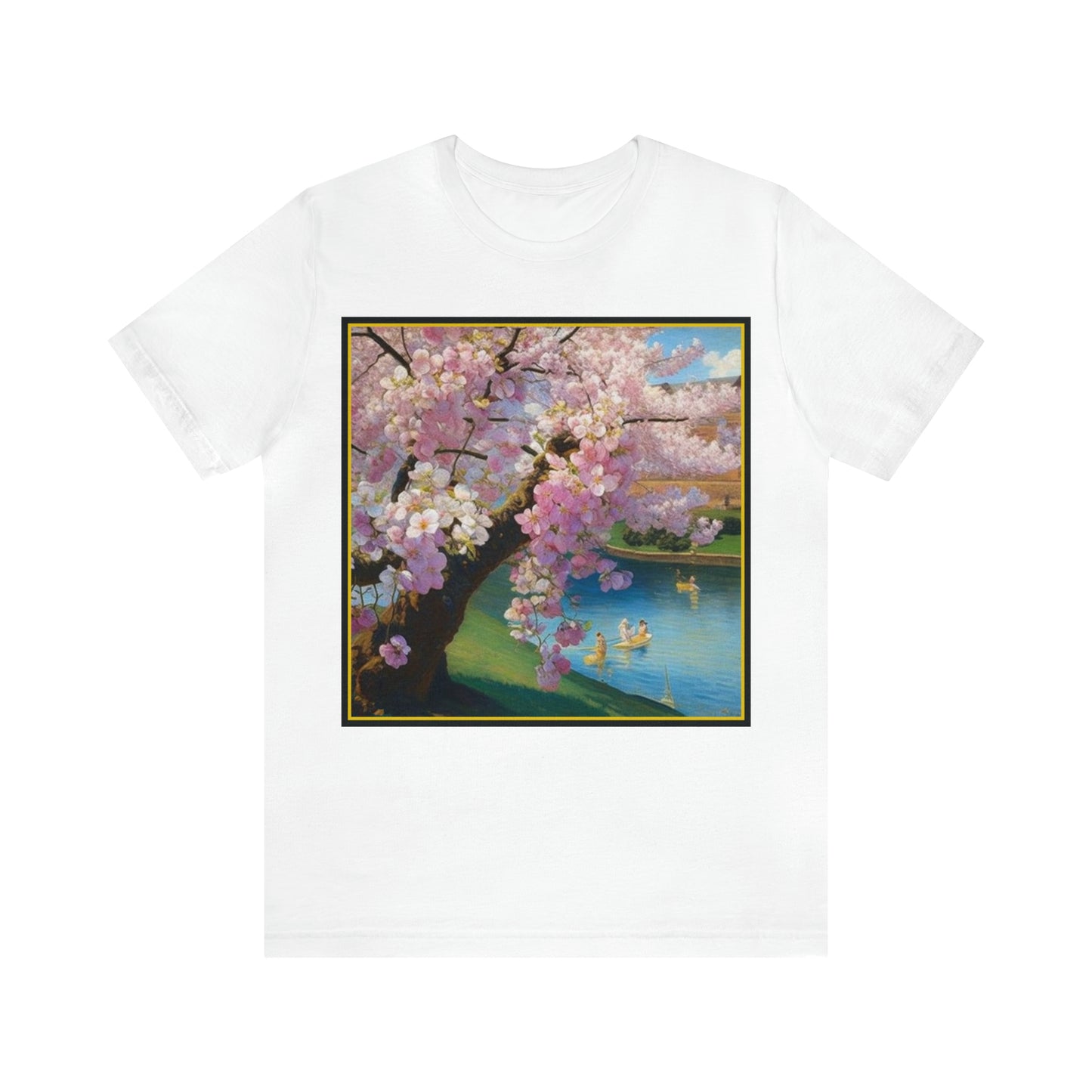 Cherry Blossoms -- Unisex Jersey Short Sleeve Tee