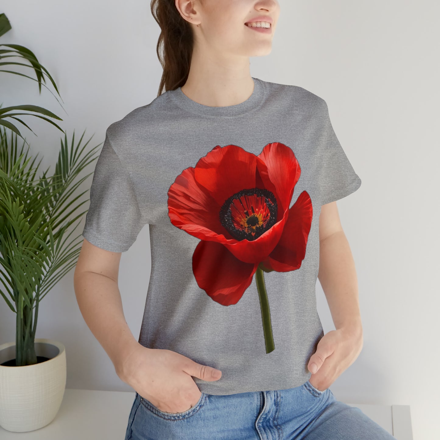 Poppy -- Unisex Jersey Short Sleeve Tee