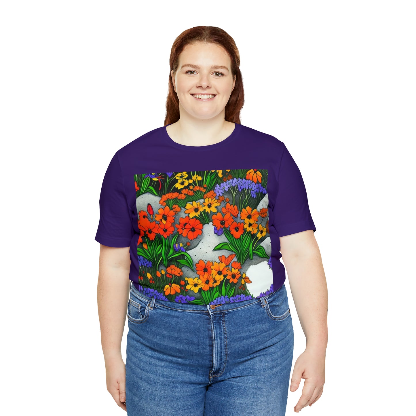 VT Wildflowers #9 -- Unisex Jersey Short Sleeve Tee