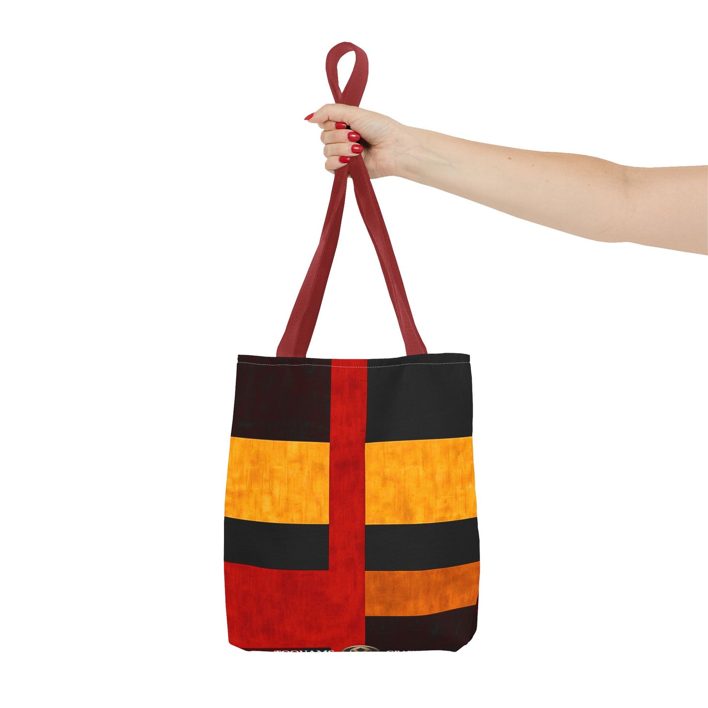 42nd Street - Vibrant Geometric Tote Bag | Stylish Reusable Shopping Bag | Perfect for Everyday Use and Gifts