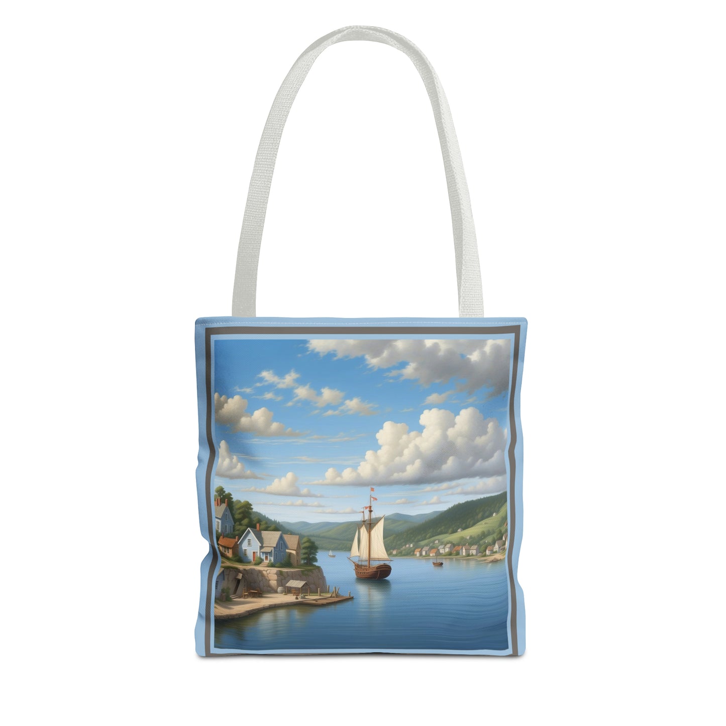 Coastal Village Tote Bag (AOP)