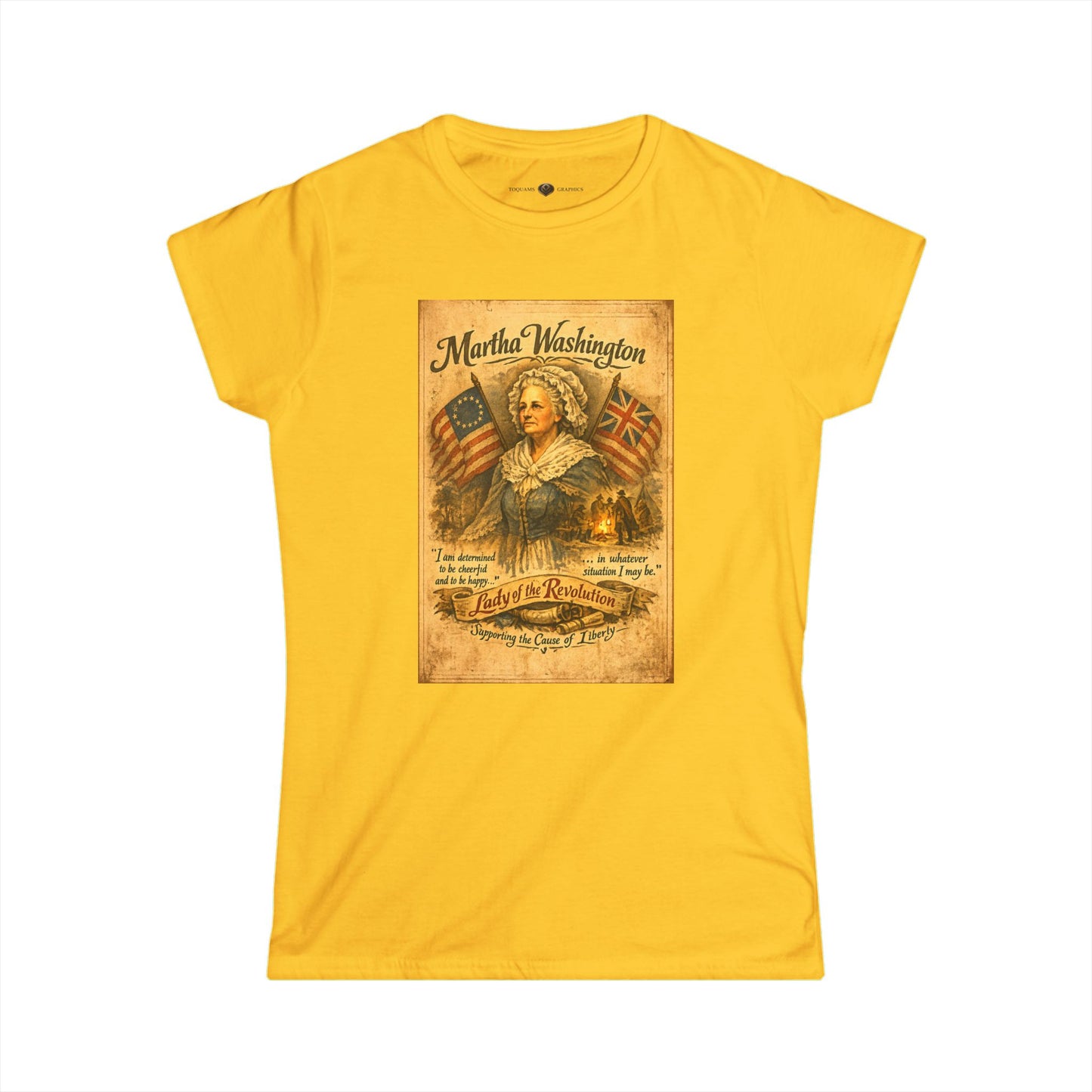 Martha Washington — 'Remember the Ladies 1776' -- American Revolution Vintage Patriotic Shirt