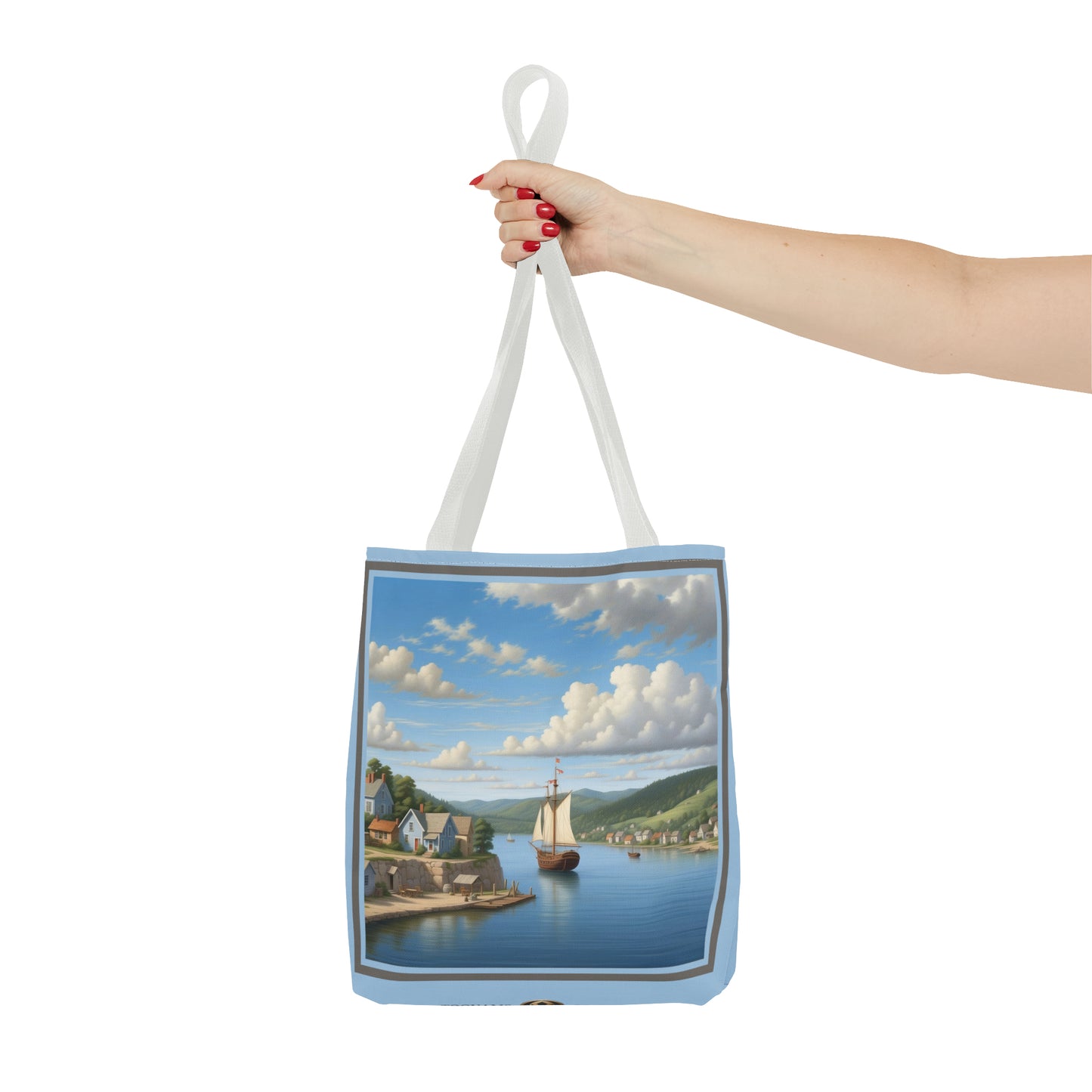 Coastal Village Tote Bag (AOP)