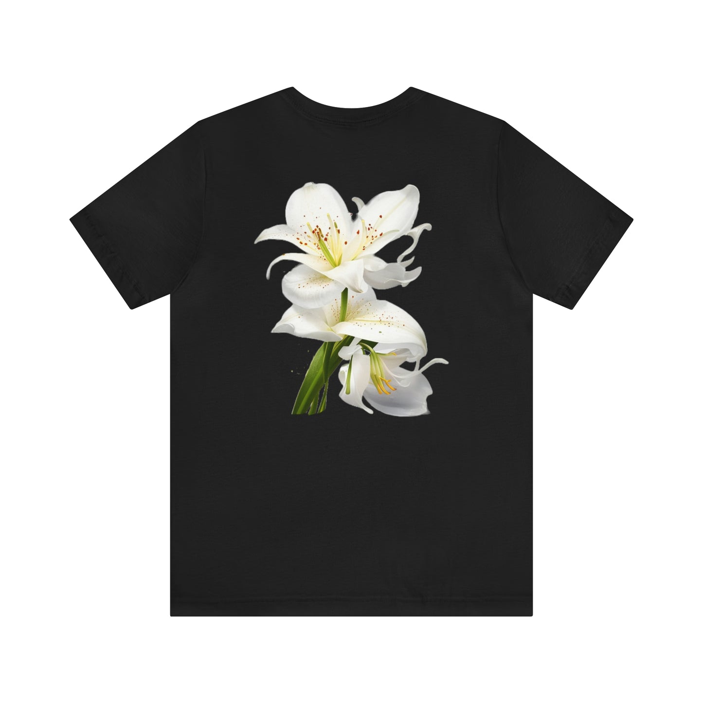 Lily (back) -- Unisex Jersey Short Sleeve Tee