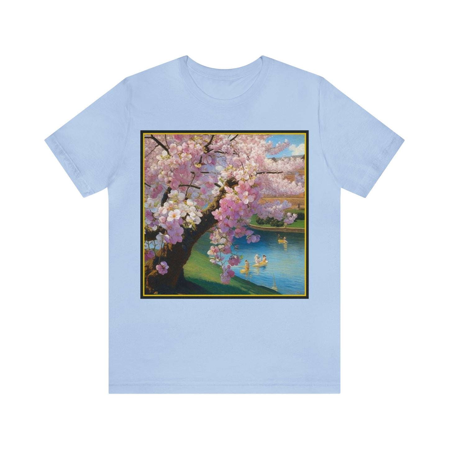 Cherry Blossoms -- Unisex Jersey Short Sleeve Tee