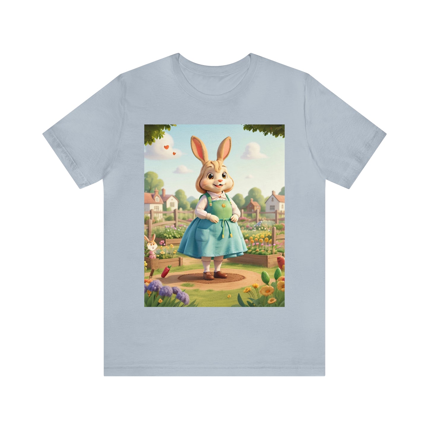 Rabbit Gardener -- Unisex Jersey Short Sleeve Tee