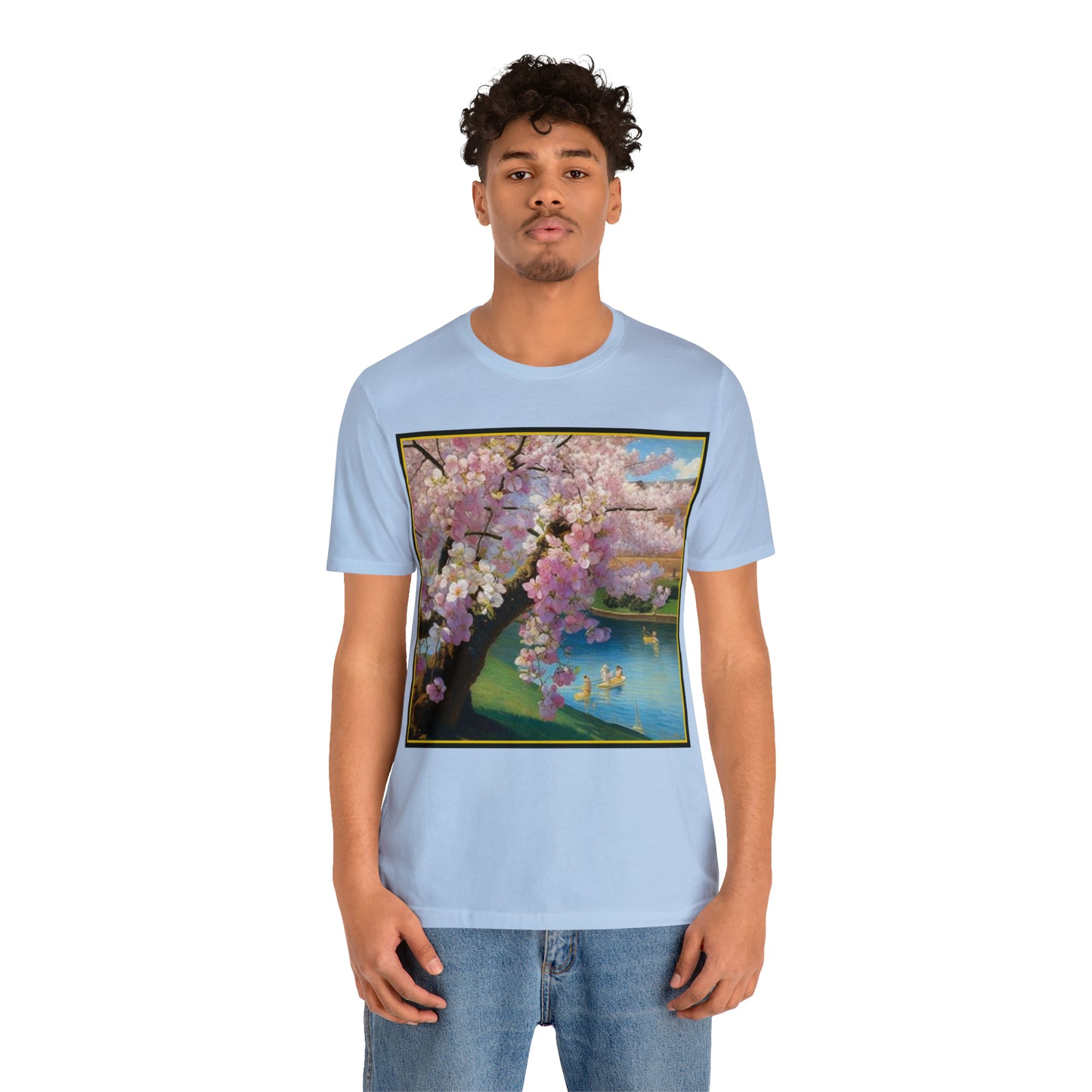 Cherry Blossoms -- Unisex Jersey Short Sleeve Tee