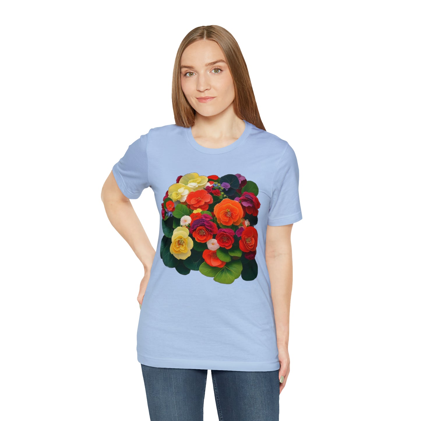 Begonia -- Unisex Jersey Short Sleeve Tee