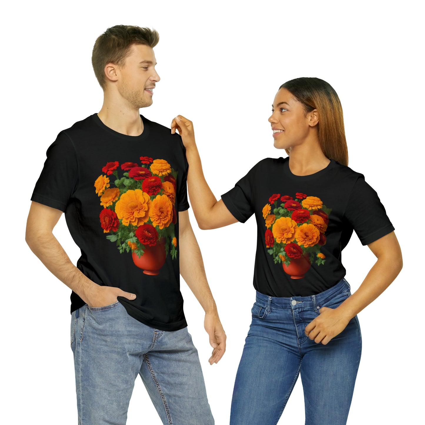 Marigold -- Unisex Jersey Short Sleeve Tee