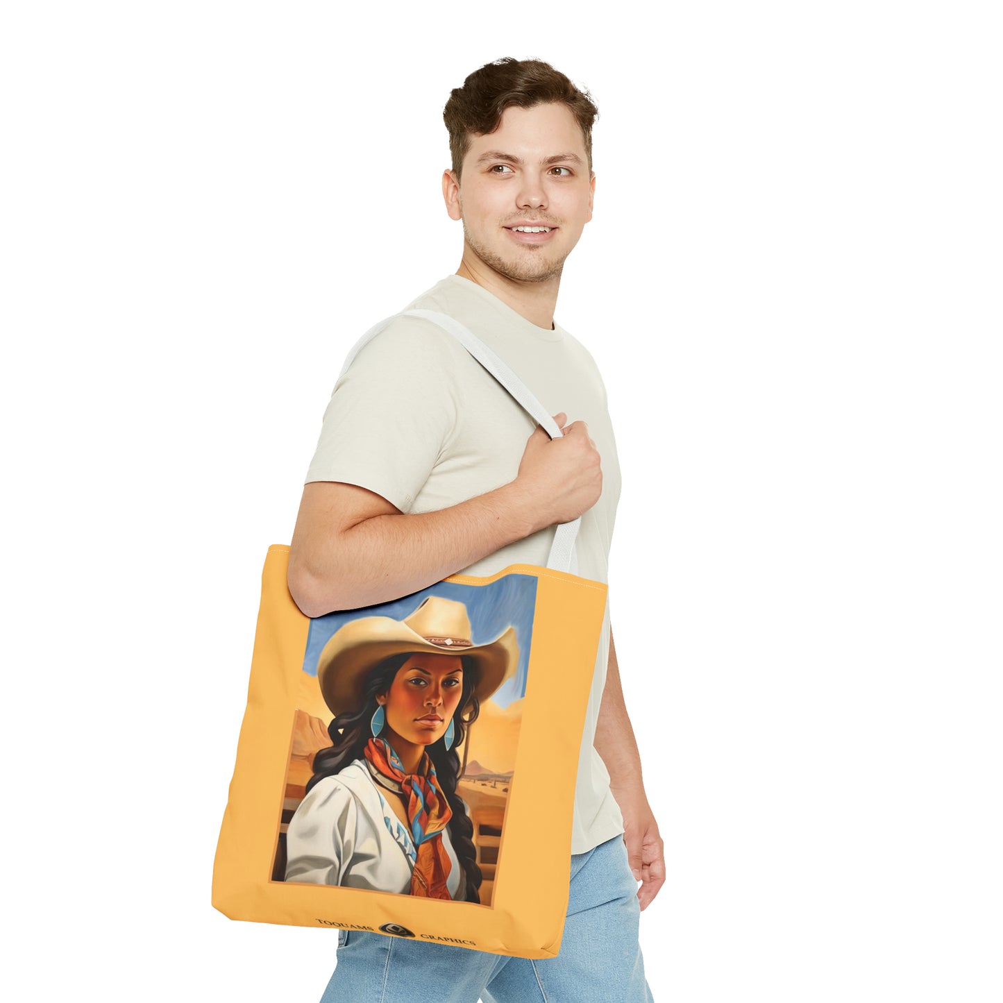 Cowgirl/boy Tote Bag (AOP)