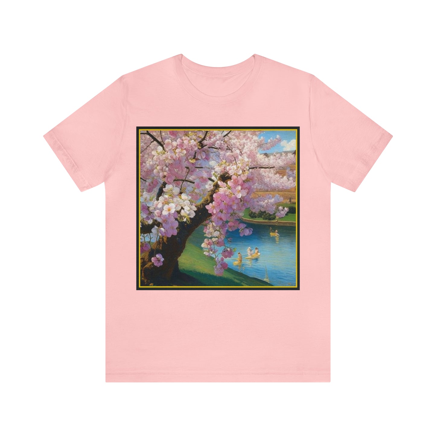 Cherry Blossoms -- Unisex Jersey Short Sleeve Tee