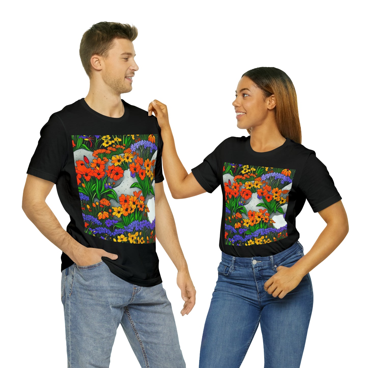 VT Wildflowers #9 -- Unisex Jersey Short Sleeve Tee