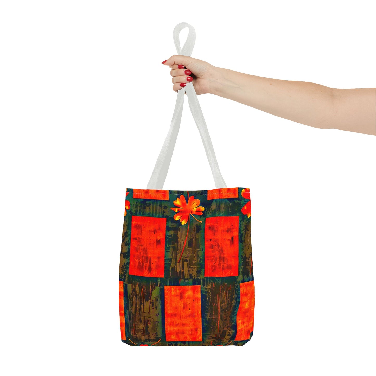 City Flower - Vibrant Floral Tote Bag - Colorful Art for Everyday Use