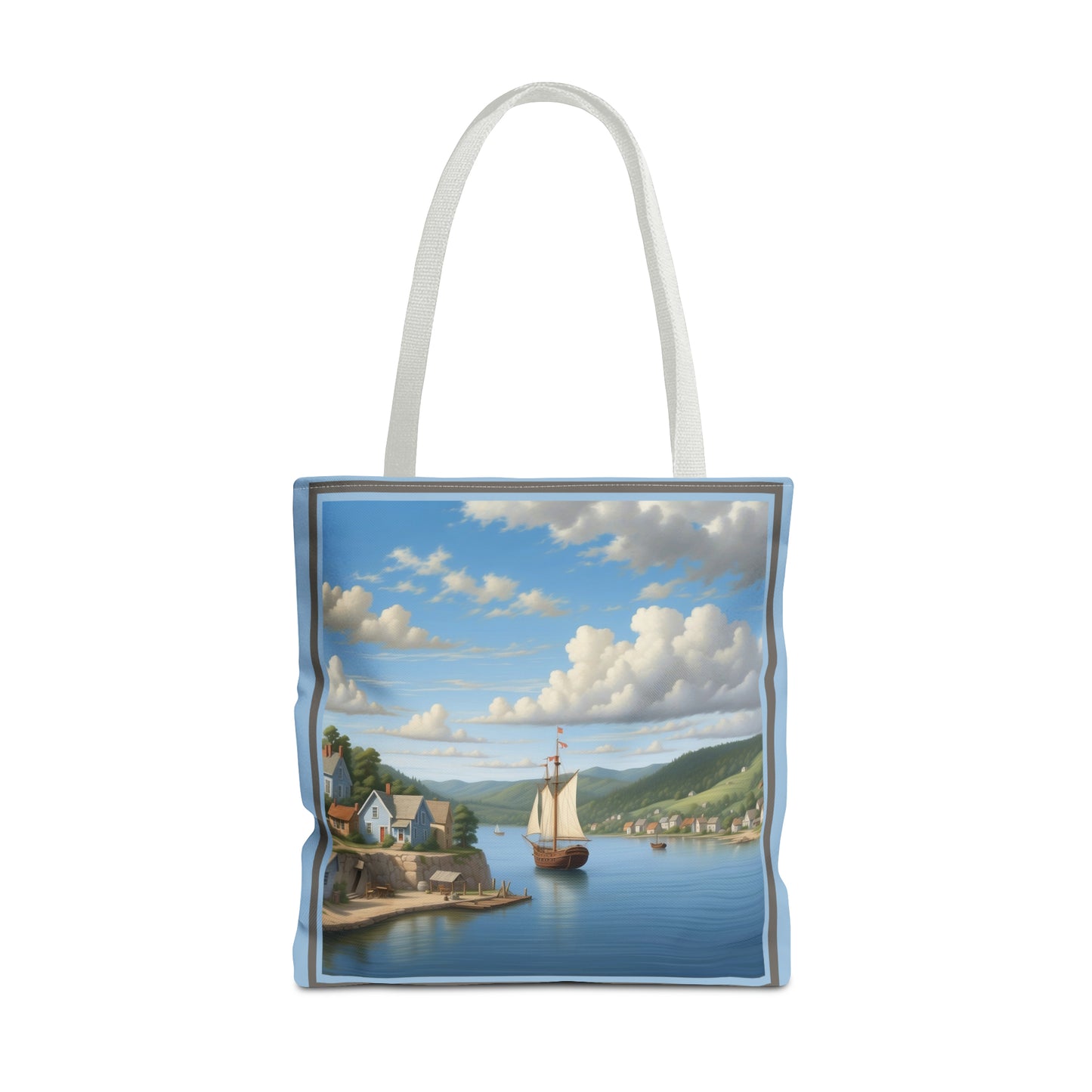 Coastal Village Tote Bag (AOP)