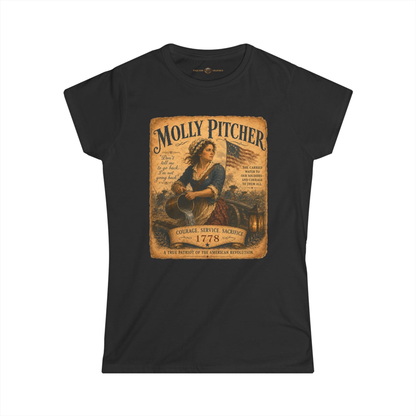 Molly Pitcher -- 'Remember the Ladies' — Revolutionary War T-Shirt