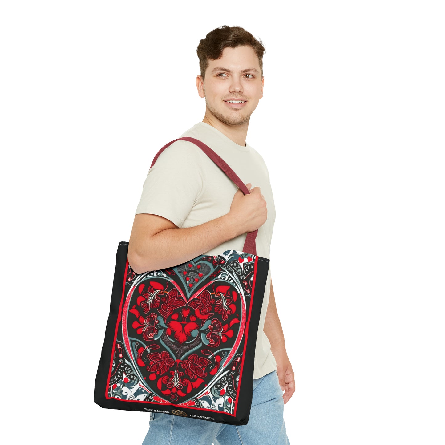 Heart Tote Bag (AOP)