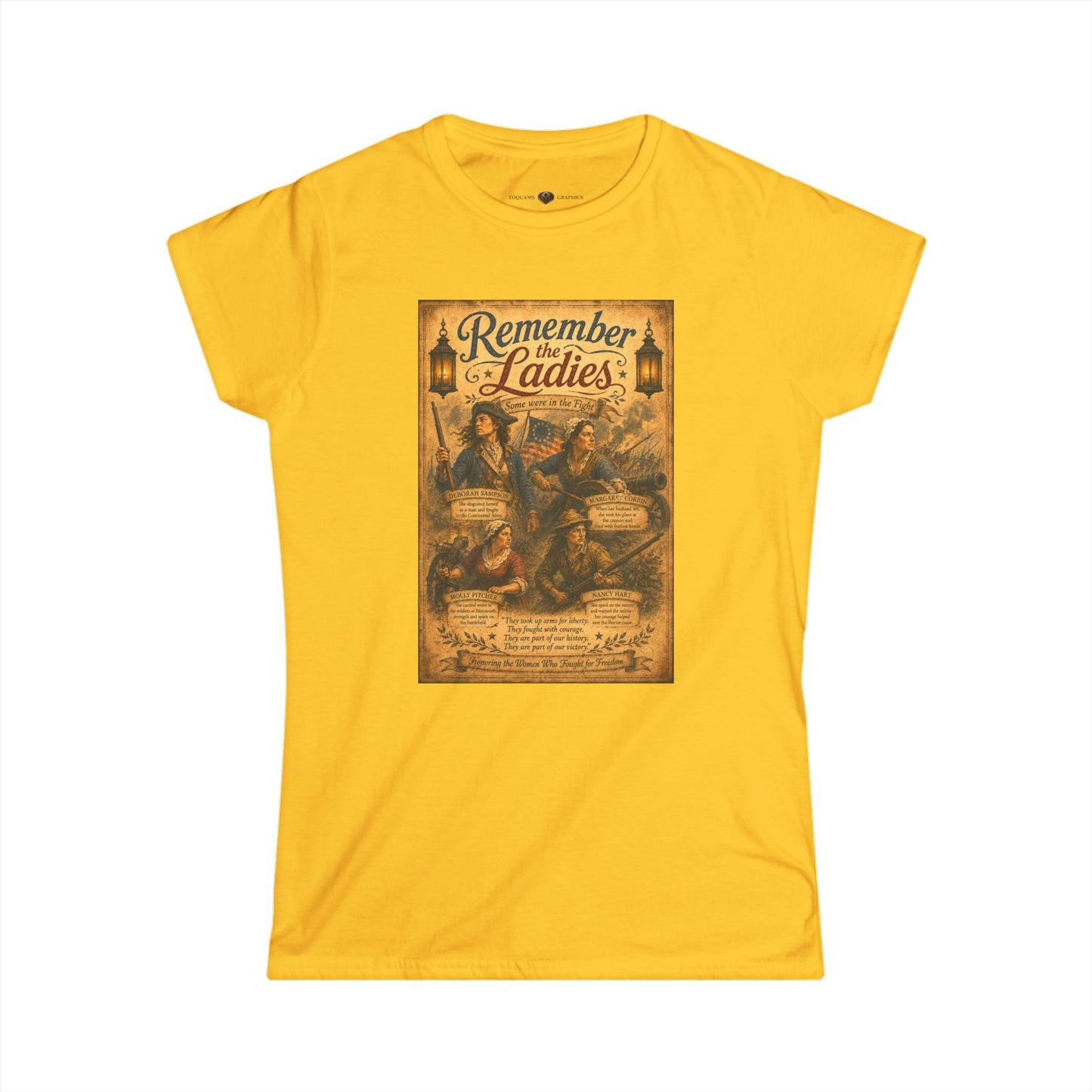 Remember the Ladies Tee — Vintage Women’s 1776 Patriotic T‑Shirt
