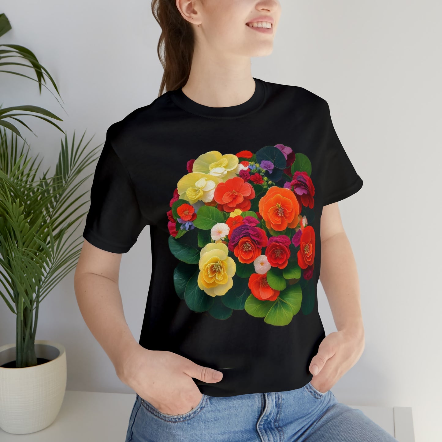 Begonia -- Unisex Jersey Short Sleeve Tee