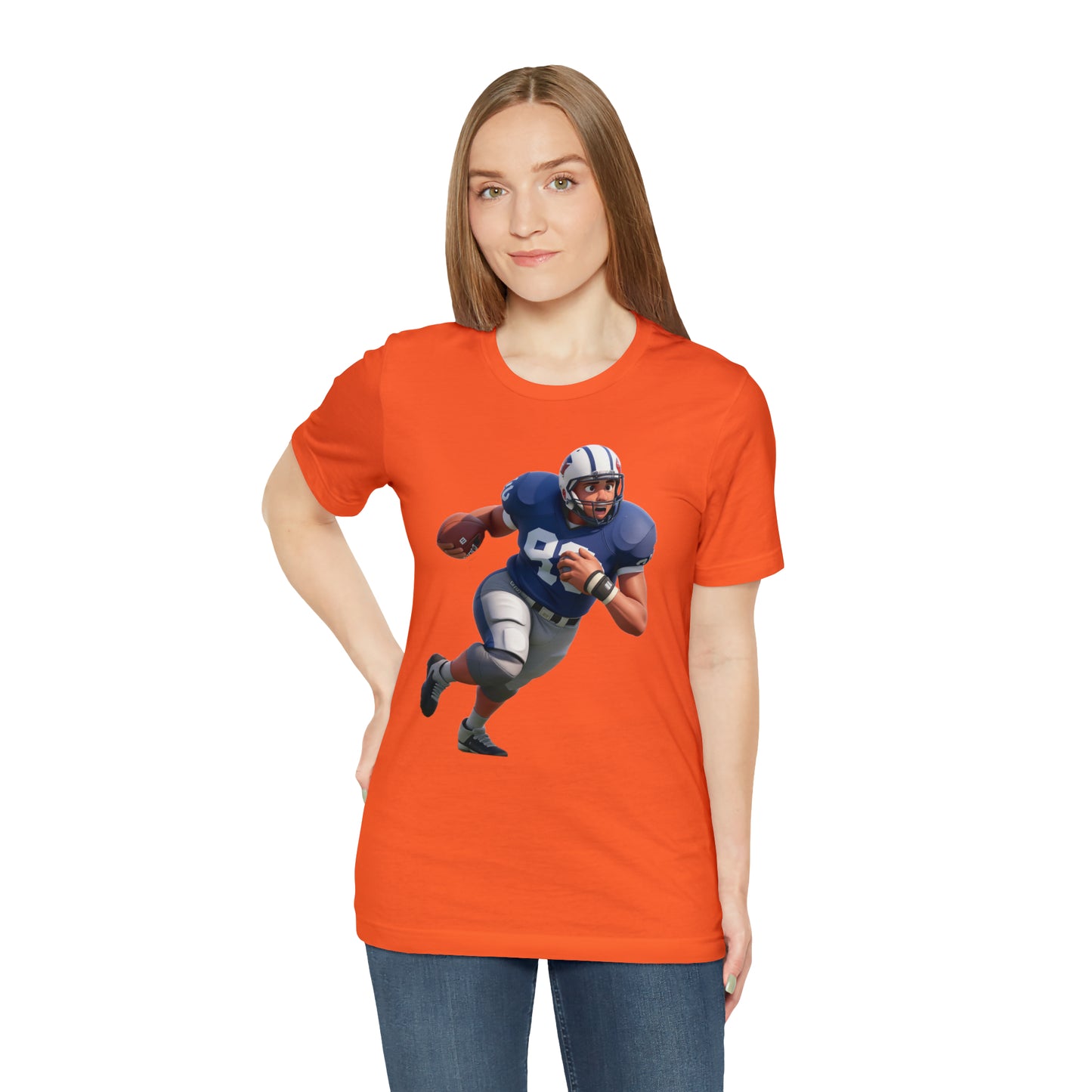 Football -- Unisex Jersey Short Sleeve Tee