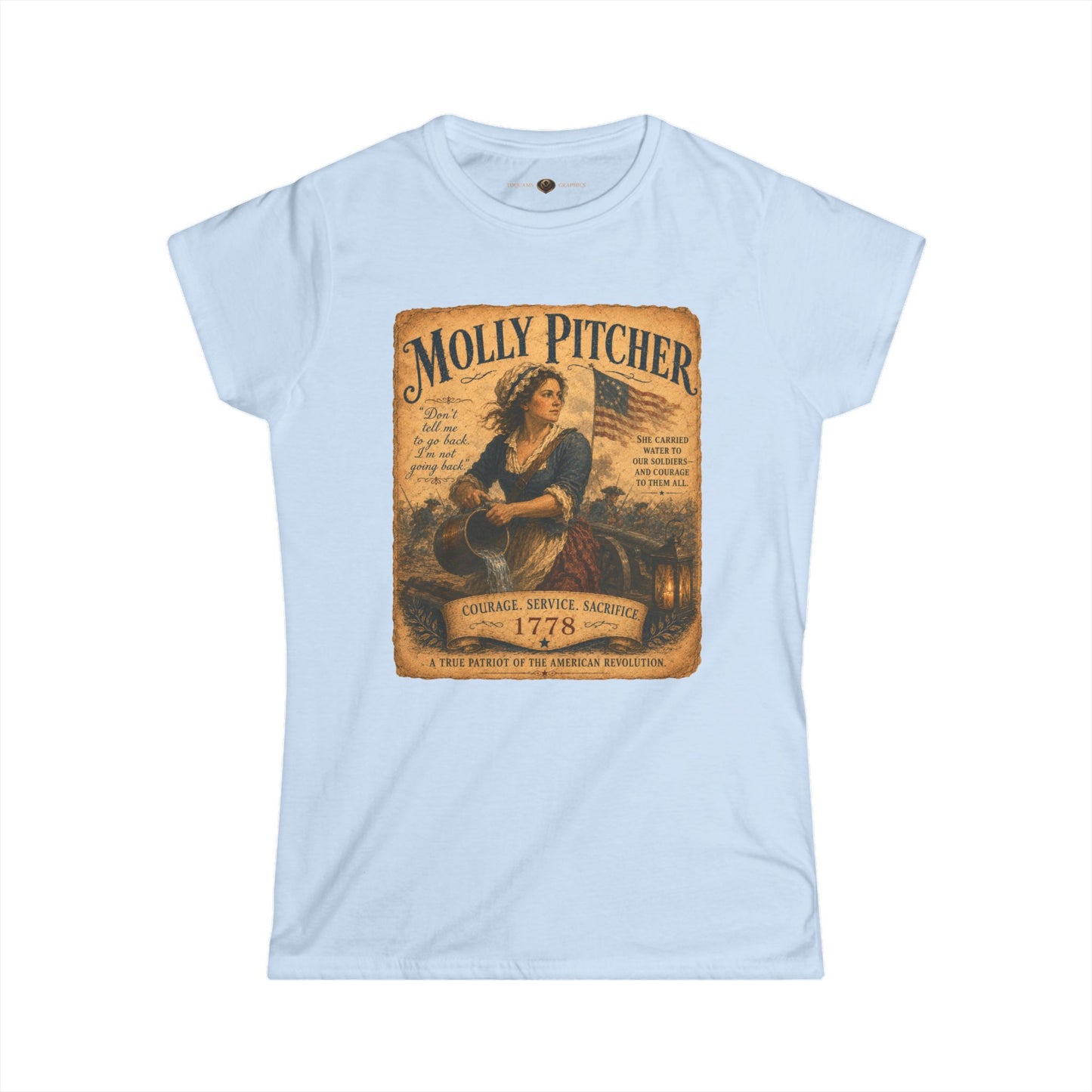 Molly Pitcher -- 'Remember the Ladies' — Revolutionary War T-Shirt