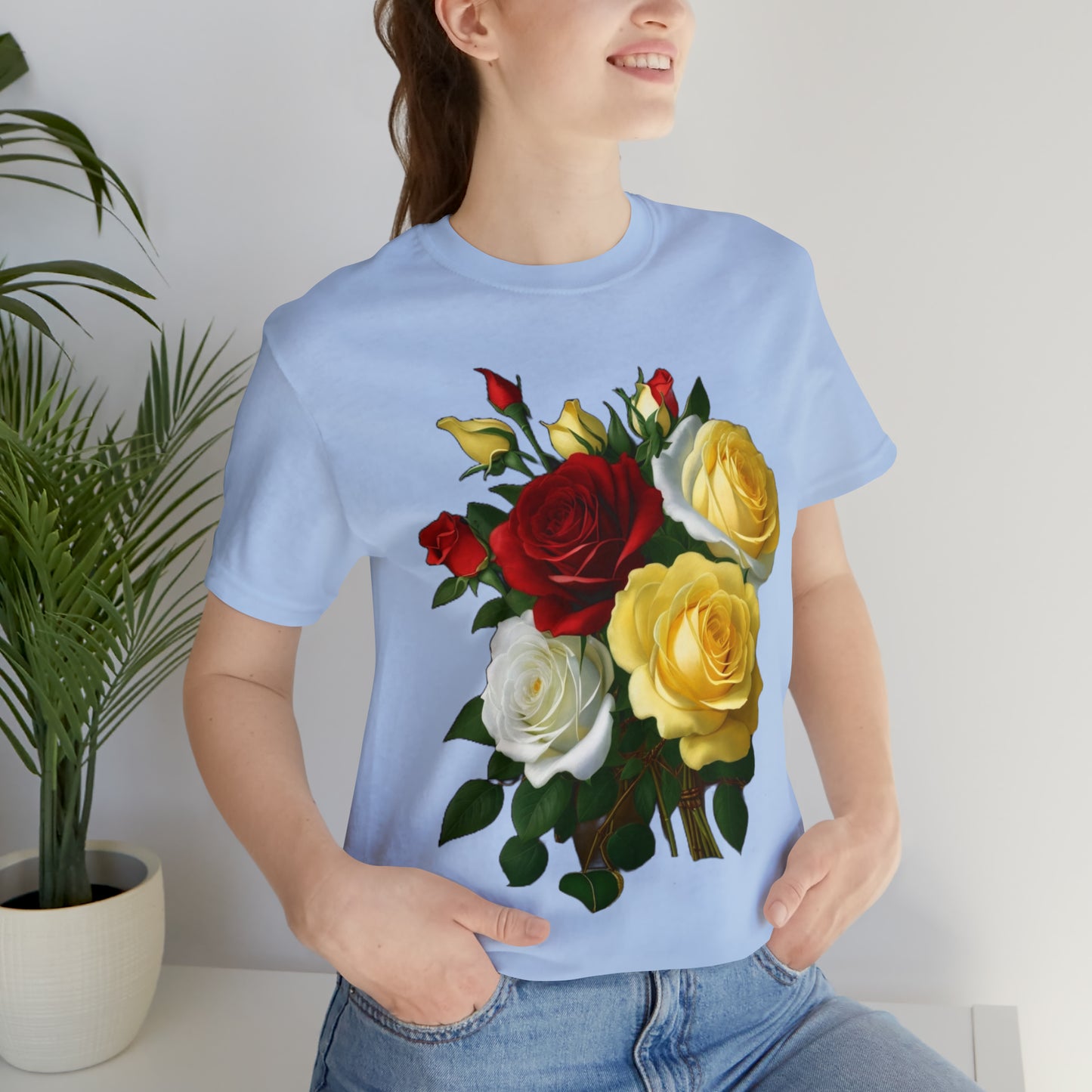 Roses -- Unisex Jersey Short Sleeve Tee