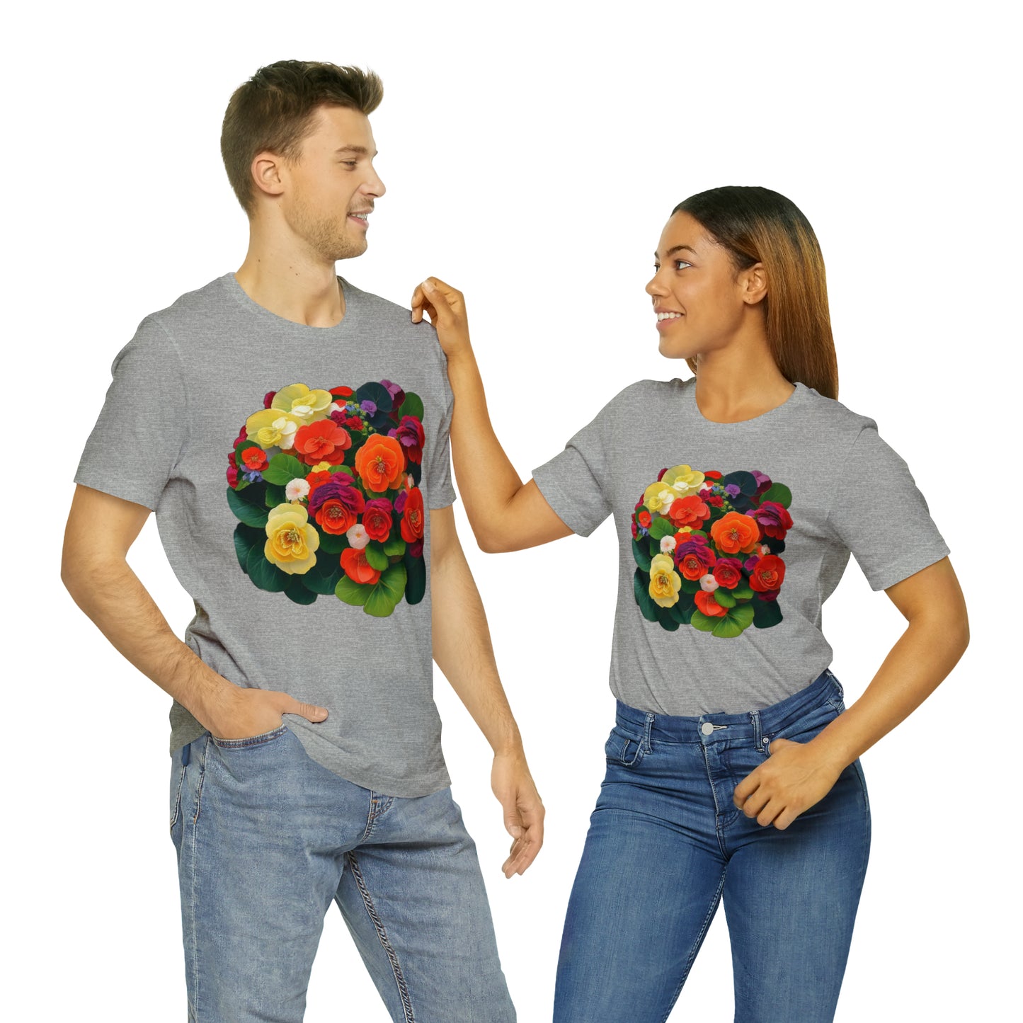 Begonia -- Unisex Jersey Short Sleeve Tee