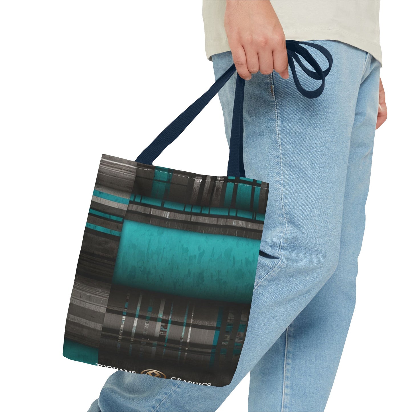 Modern Geometric Tote Bag - Stylish and Functional for Everyday Use