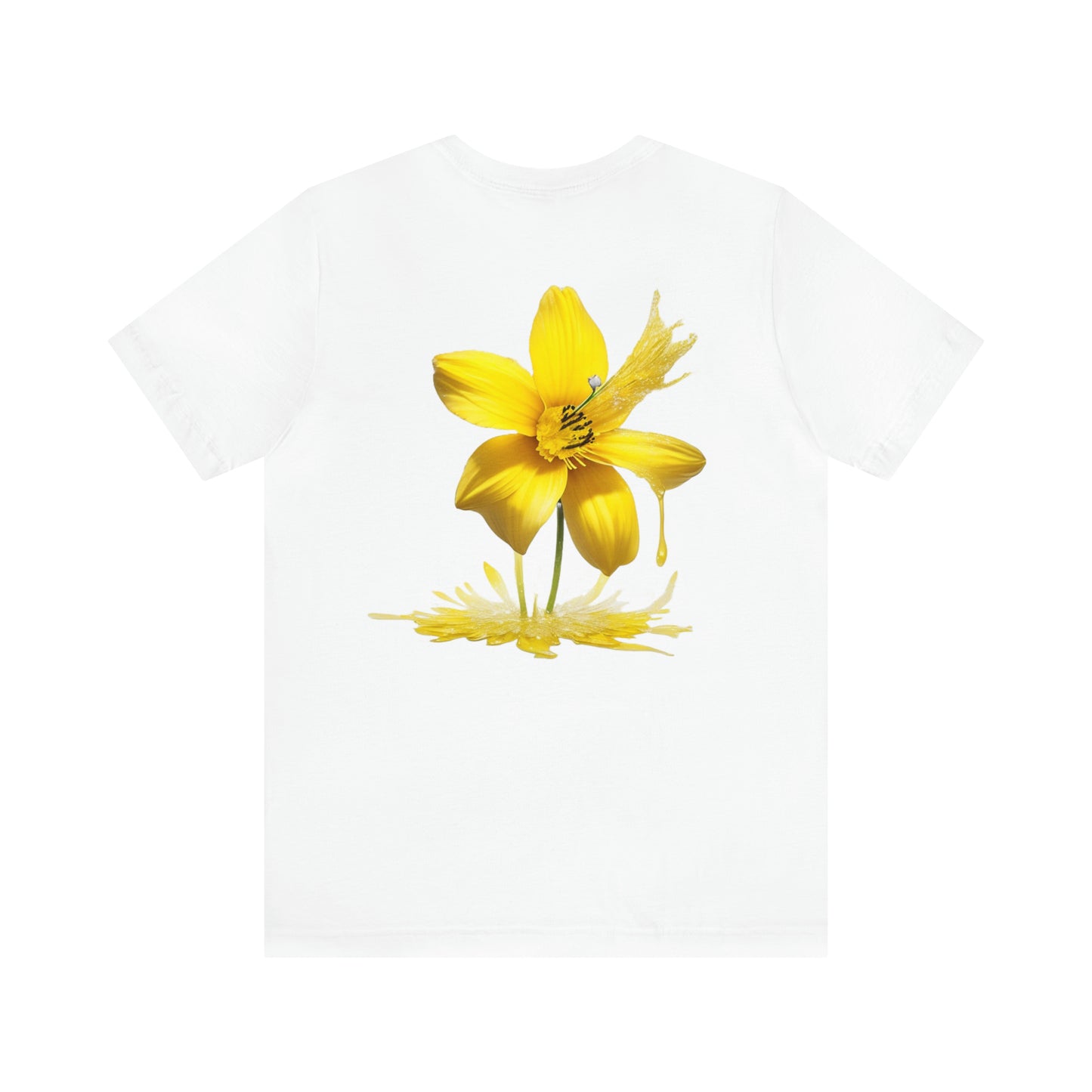 Daffodil (back) -- Unisex Jersey Short Sleeve Tee