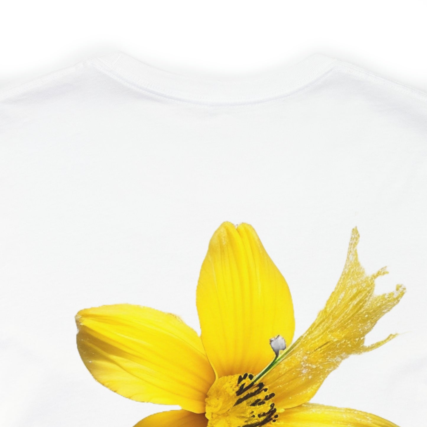 Daffodil (back) -- Unisex Jersey Short Sleeve Tee